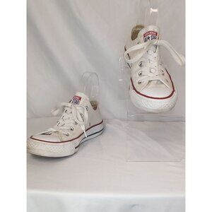 Converse All Star Women's Chuck Taylor Low Tops White Red Blue Size 6